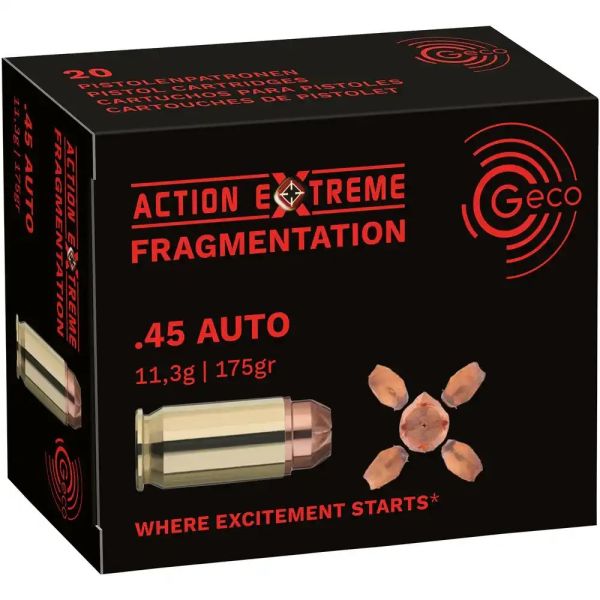 Geco .45 Auto Action Extreme Fragmentation 