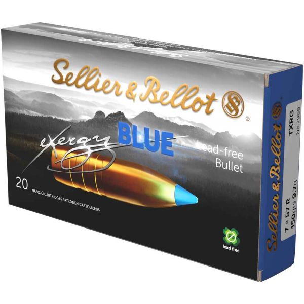 Sellier & Bellot 7x57R TXRG Blue 150 grs, 20 Schuss