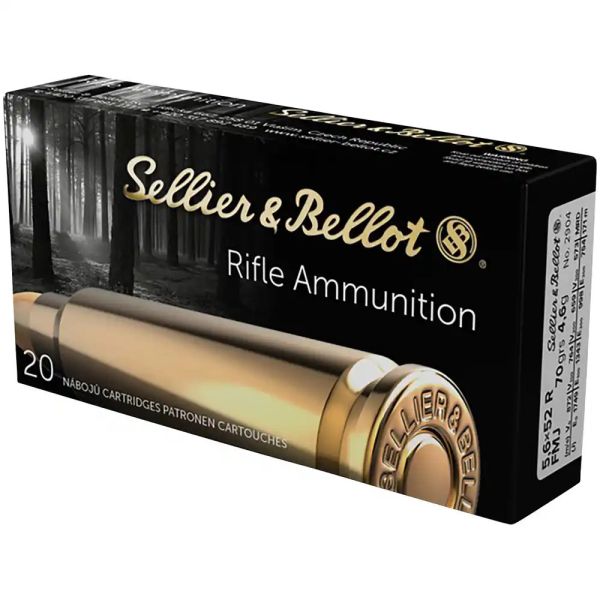 Sellier & Bellot 5,6x52R FMJ 70grs, 20 Schuss