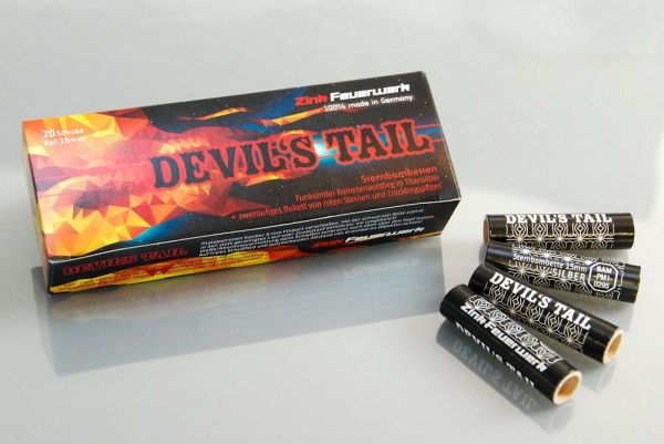 Zink Feuerwerk 15mm Devil's Tail, 20 Schuss