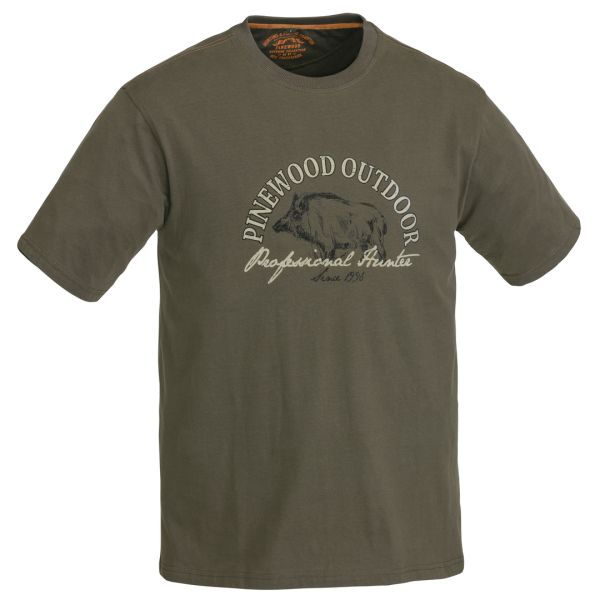 Pinewood Wild Boar T-Shirt (Kaki Grün 121)