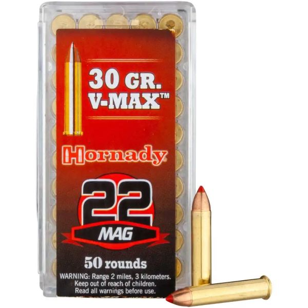 Hornady .22 WMR V-Max 30grs