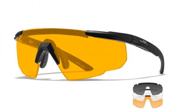 Wiley X Schutzbrille Saber Advanced - Set mit 3 Gläsern