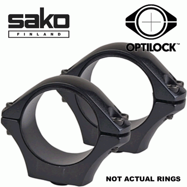 Sako Optilock Montageringe 34mm Low