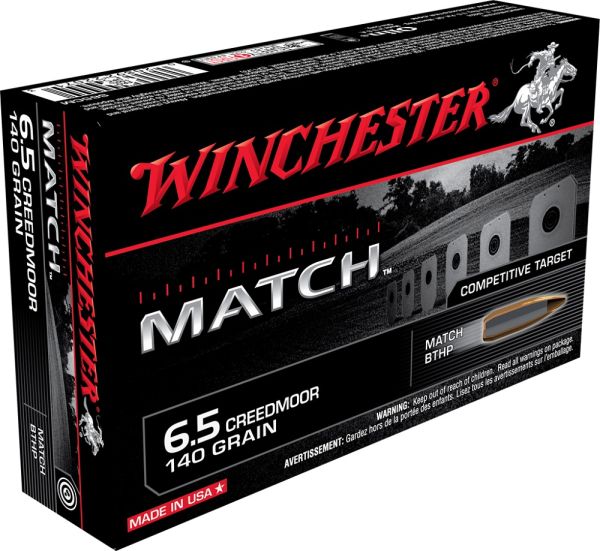 Winchester 6,5 Creedmoor Match 140 grs, 20 Schuss