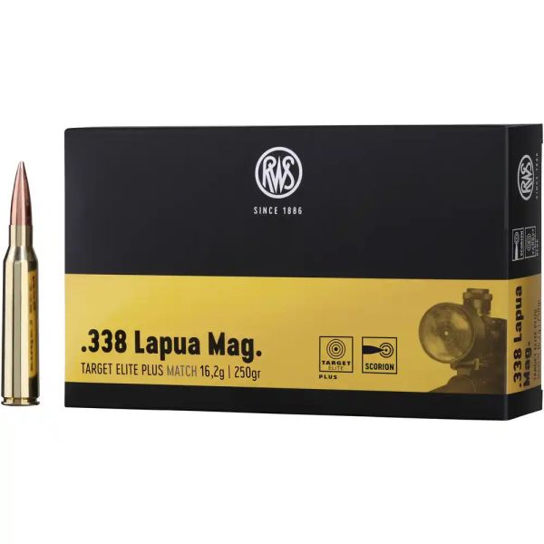 RWS .338 Lapua Mag. Target Elite Plus 250gr